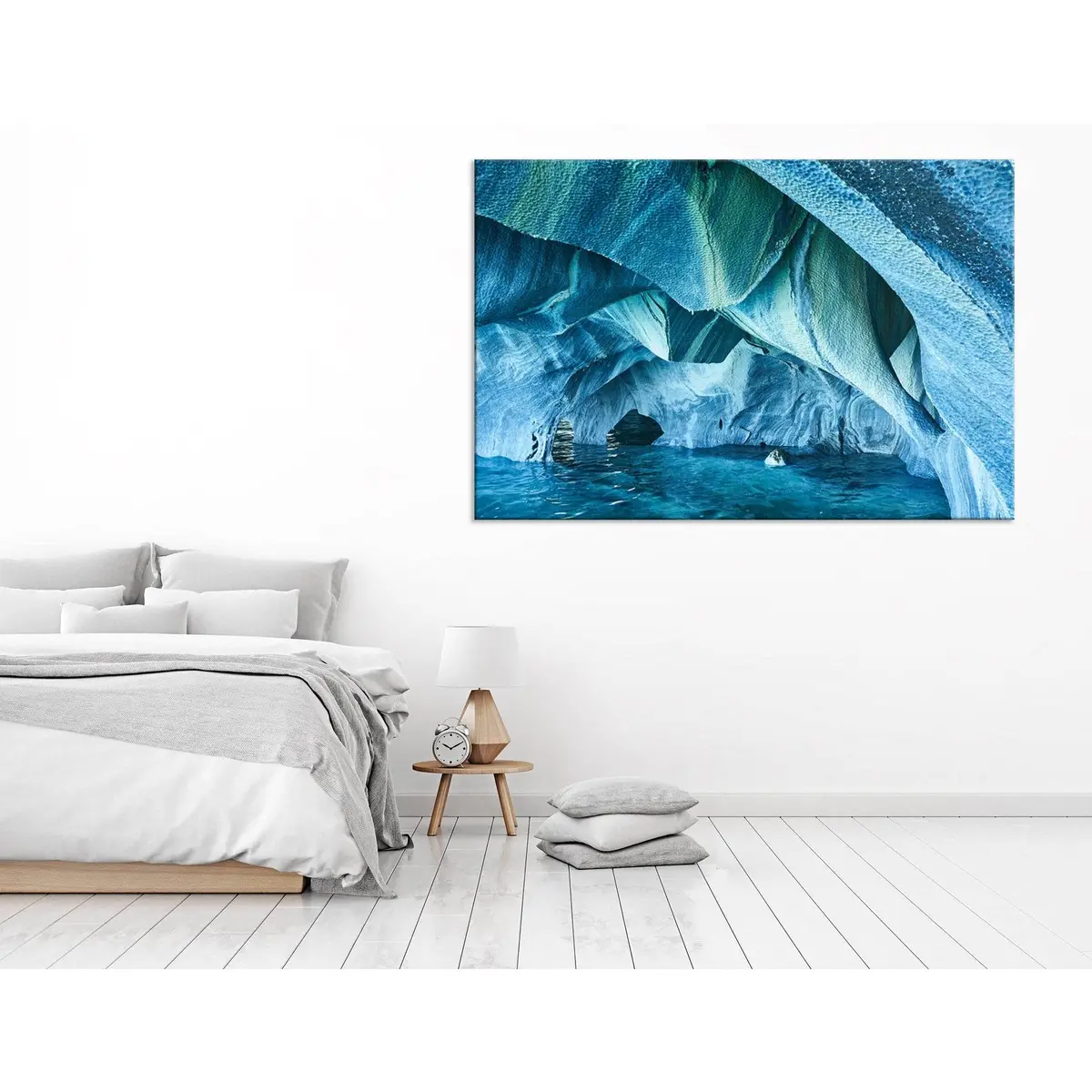 Ice Cave Abstract №04314 Ready To Hang Canvas Print 3