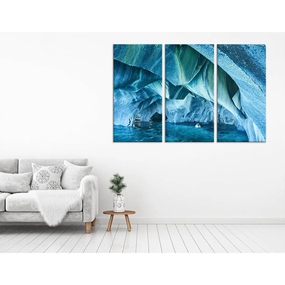Ice Cave Abstract №04314 Ready To Hang Canvas Print 5