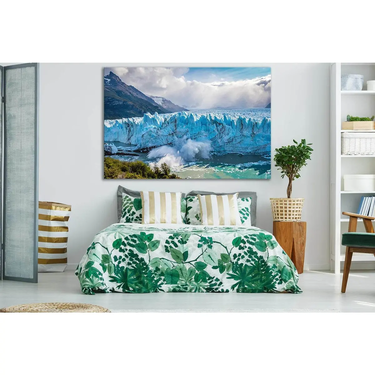 Ice Collapsing Into The Water №Sl1326 Ready To Hang Canvas Print 2