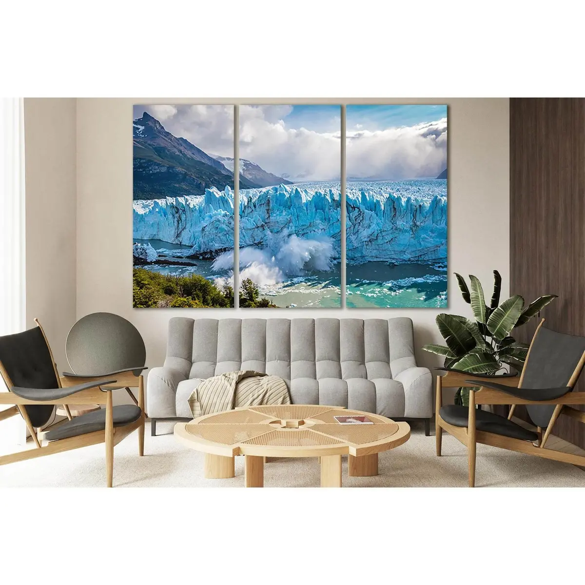 Ice Collapsing Into The Water №Sl1326 Ready To Hang Canvas Print 5