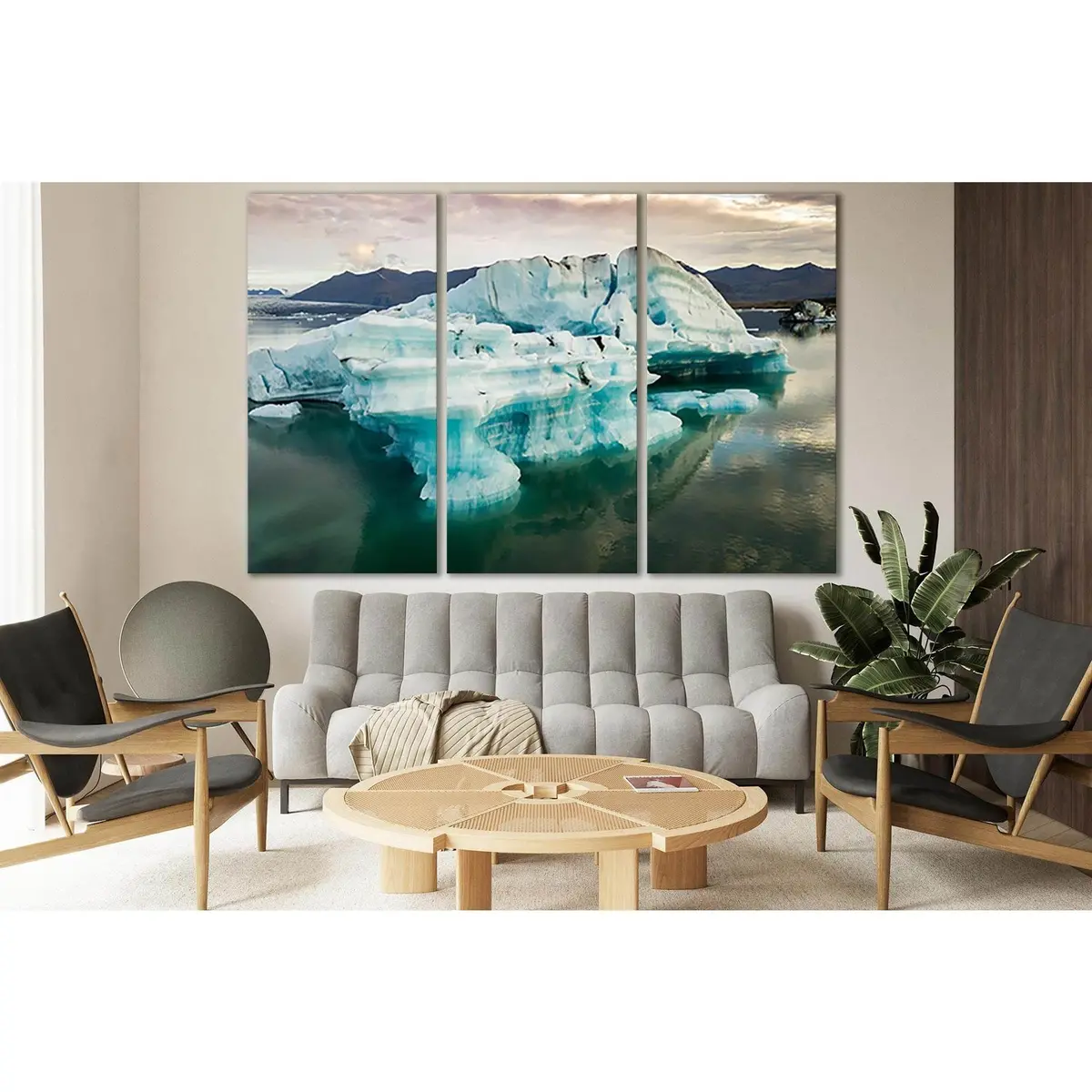 Iceland Big Iceberg №Sl1321 Ready To Hang Canvas Print 5