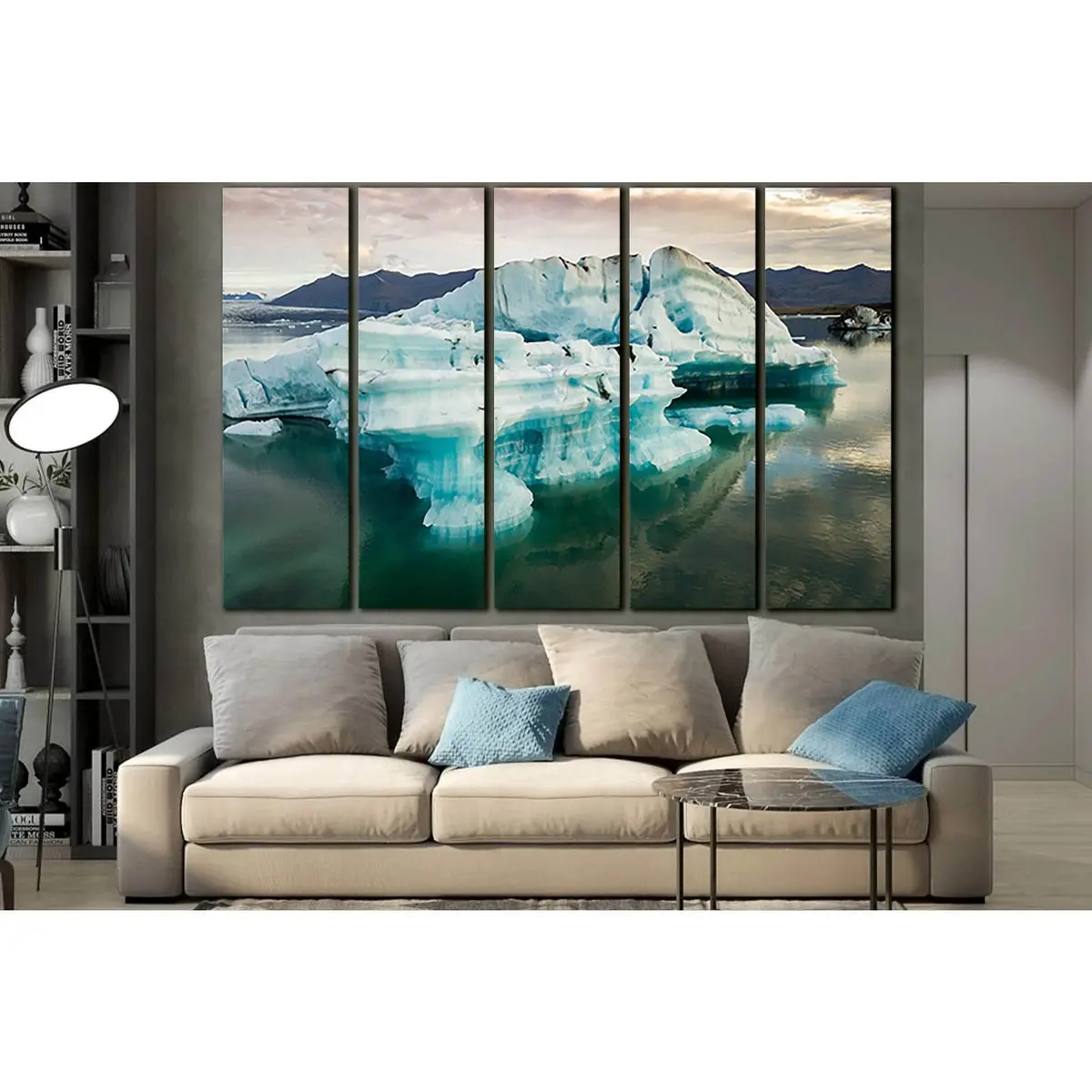 Iceland Iceberg Canvas Wall Art №SL1321 – Ready-to-Hang Decor