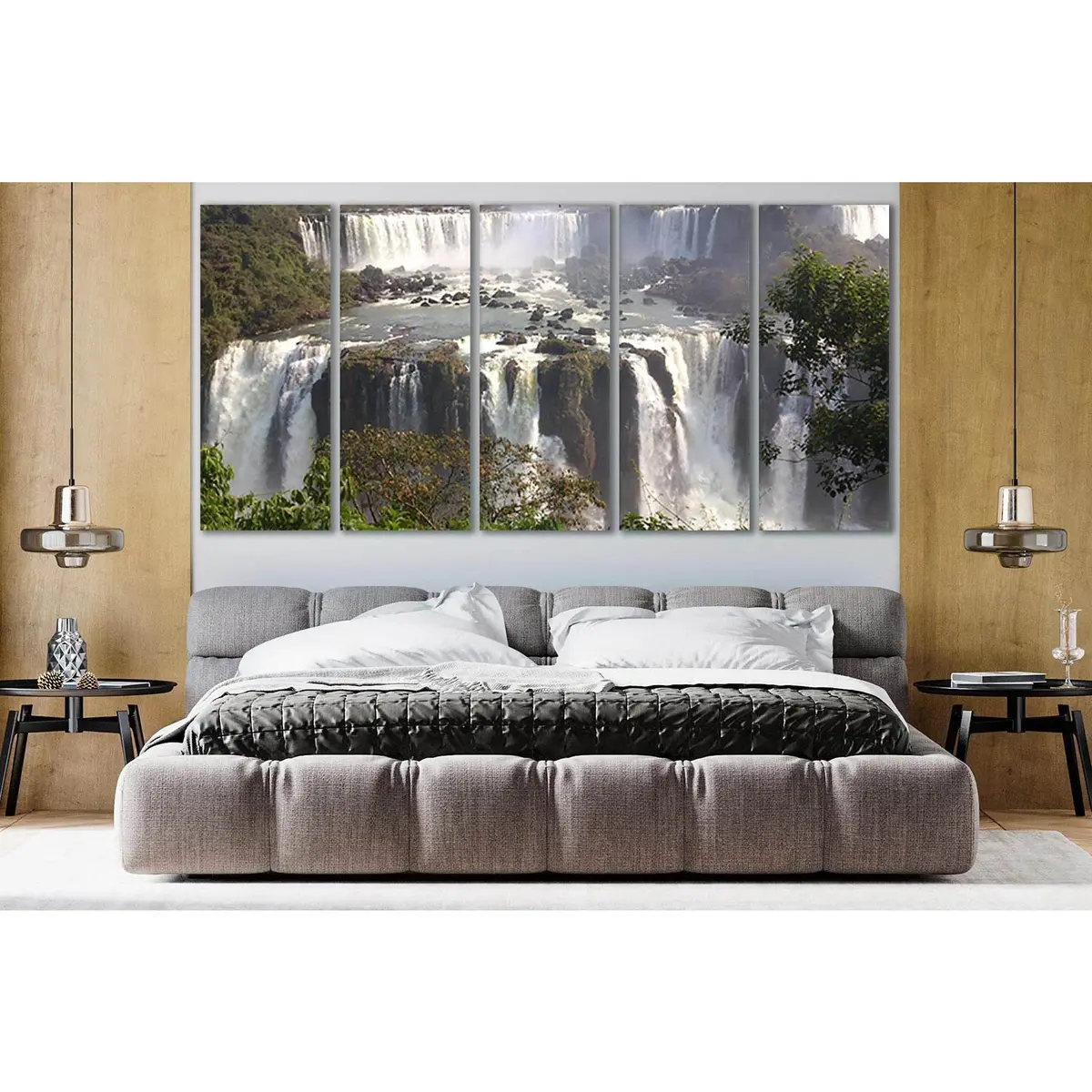 Iguazu Falls Brazil SL448 Premium Ready-to-Hang Canvas Art Print - Image 3