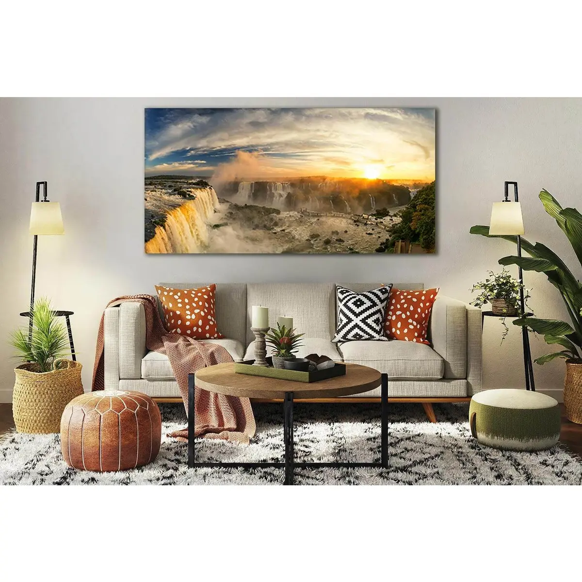 Iguazu Falls Brazil №Sl475 Ready To Hang Canvas Print 1