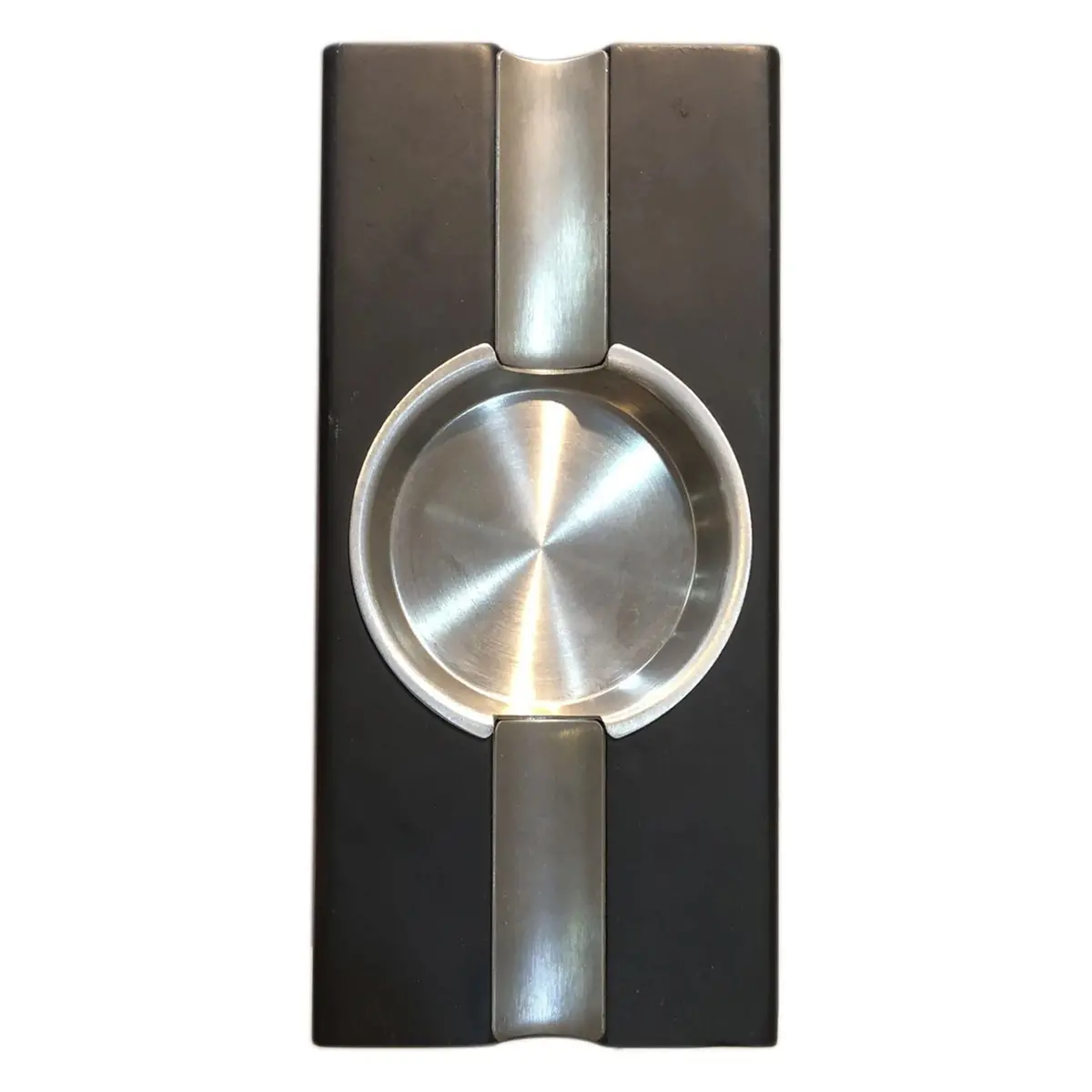 Parmida Wood & Stainless Steel 2-Cigar Ashtray 1