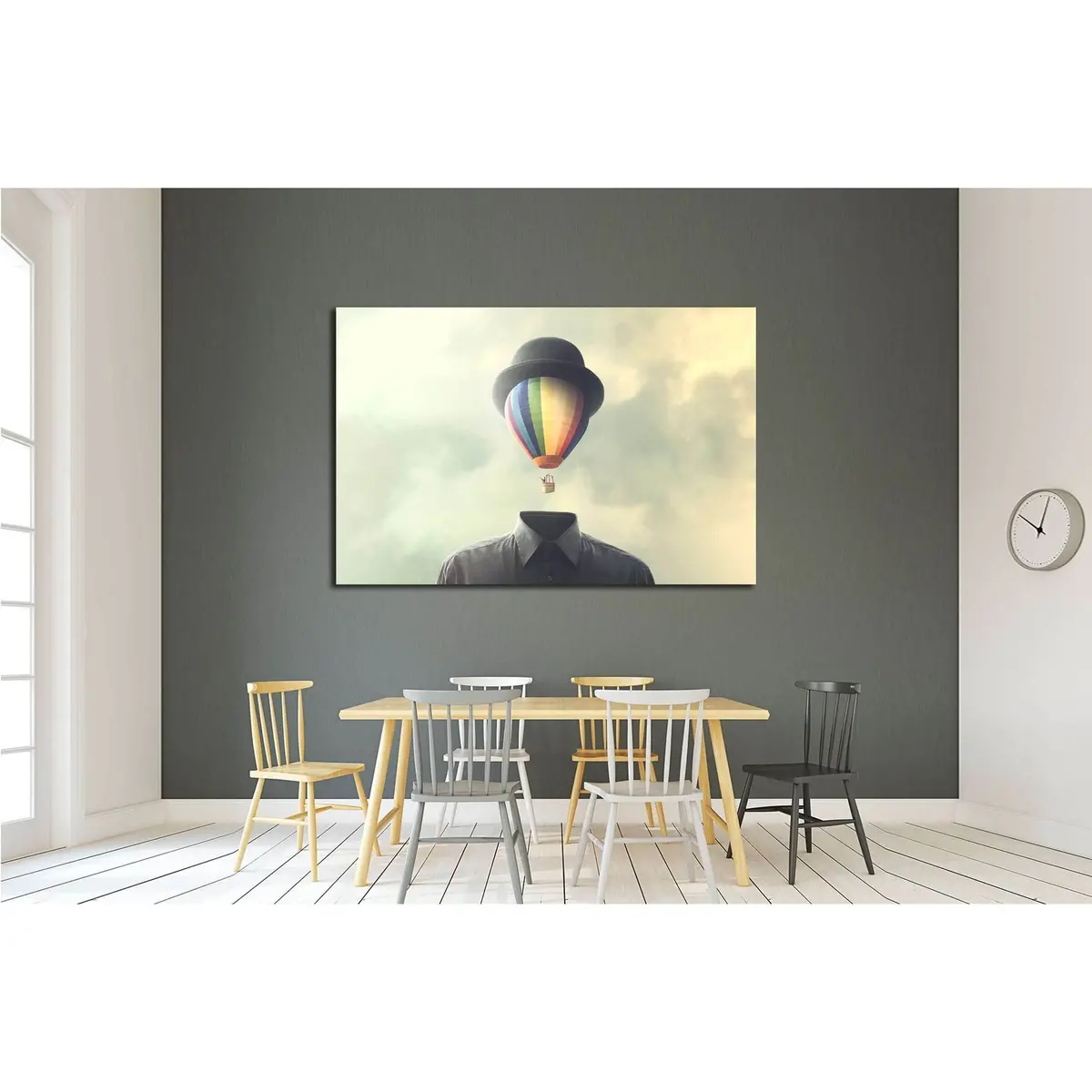 Imagination Fly Abstract Minimalist Concept №2563 Ready To Hang Canvas Print 3