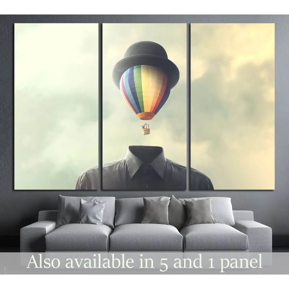 Imagination Fly Abstract Minimalist Concept №2563 Ready To Hang Canvas Print 5