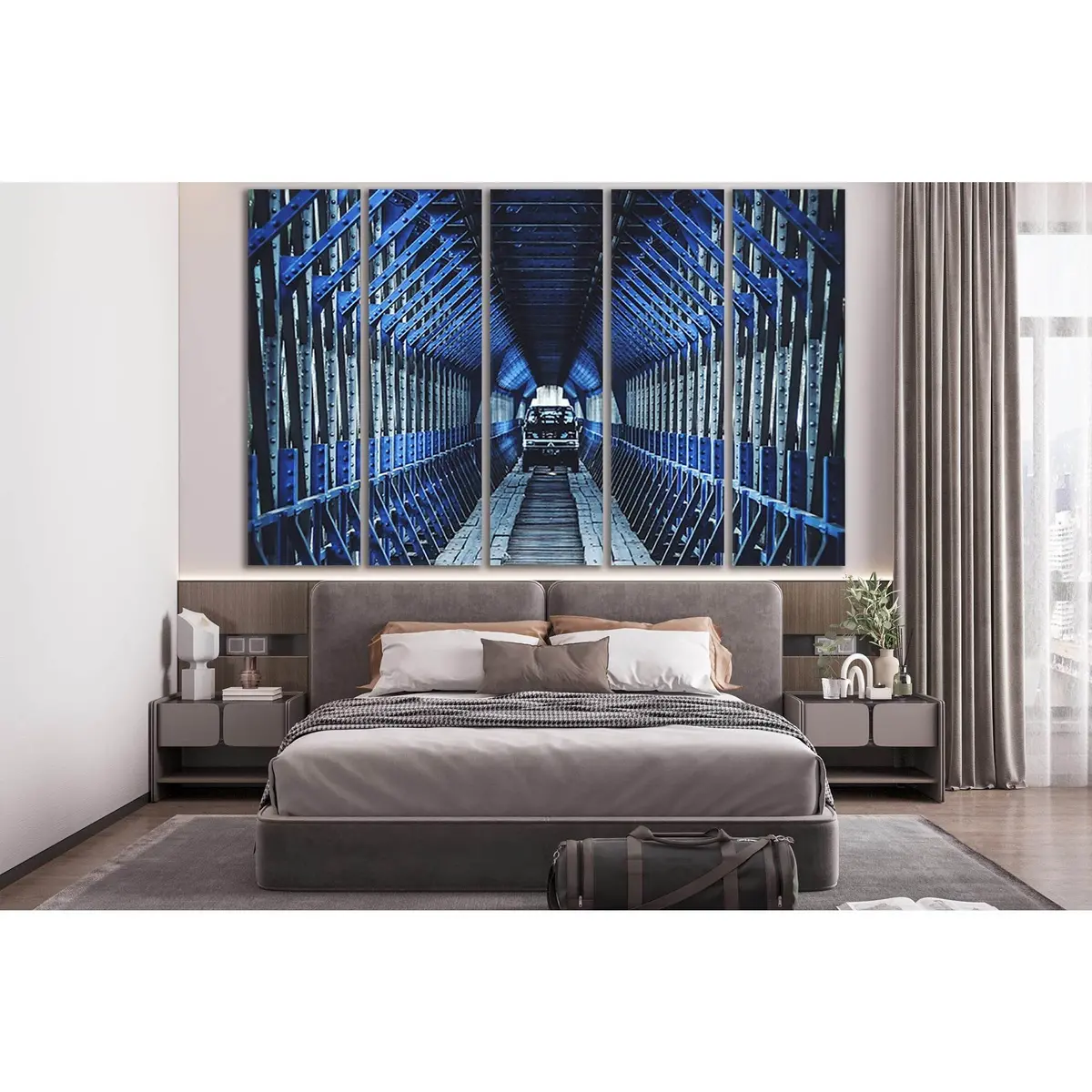 Cirahong Bridge Interior Canvas Art №SL1140 – Pre-Hung Wall Decor - Image 3
