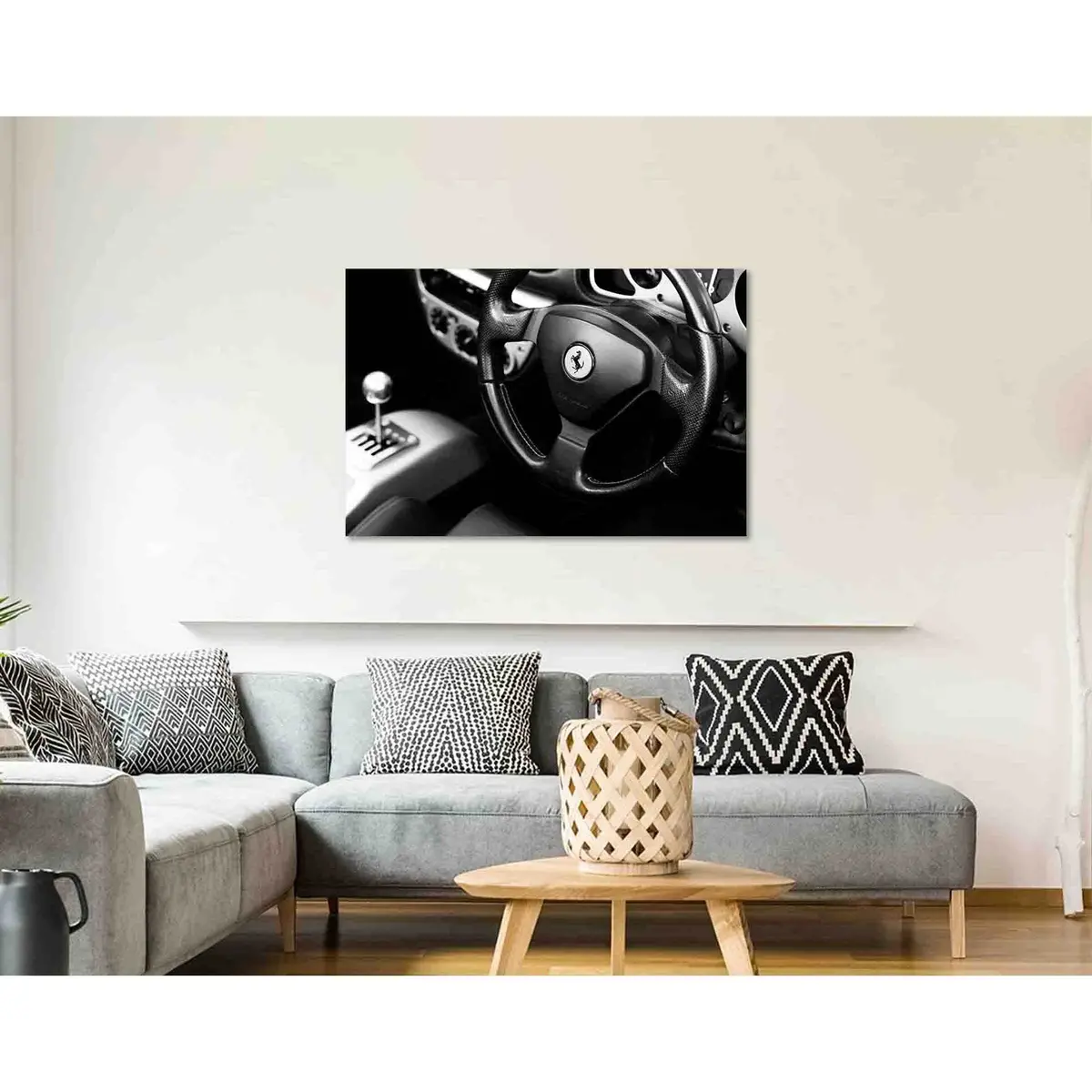 Interior Of The Car №D2827 Ready To Hang Canvas Print 3