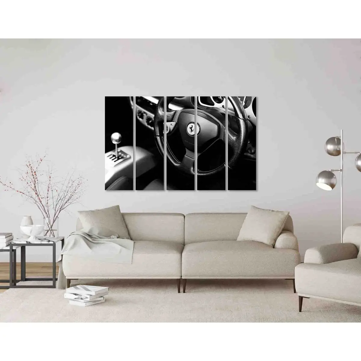 Car Interior Canvas Art №D2827 – Ready-to-Hang Wall Decor - Image 3