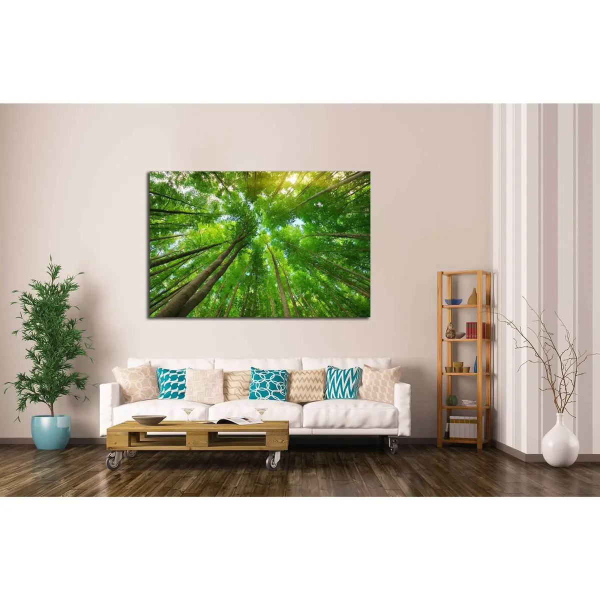Into The Forest №620 Ready To Hang Canvas Print 2