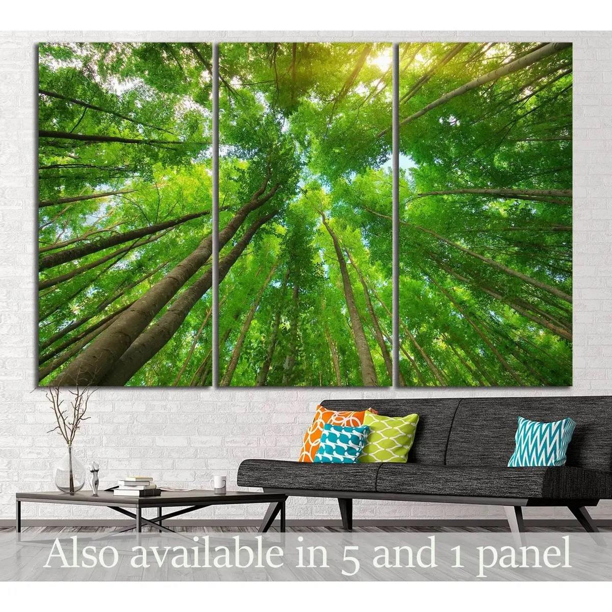 Into The Forest №620 Ready To Hang Canvas Print 5