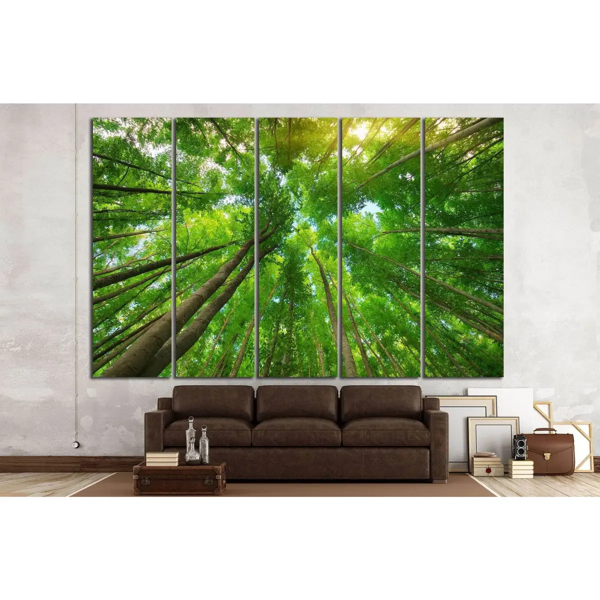 Forest Scene #620 Canvas Wall Art – Pre-Strung & Ready to Hang - Image 3