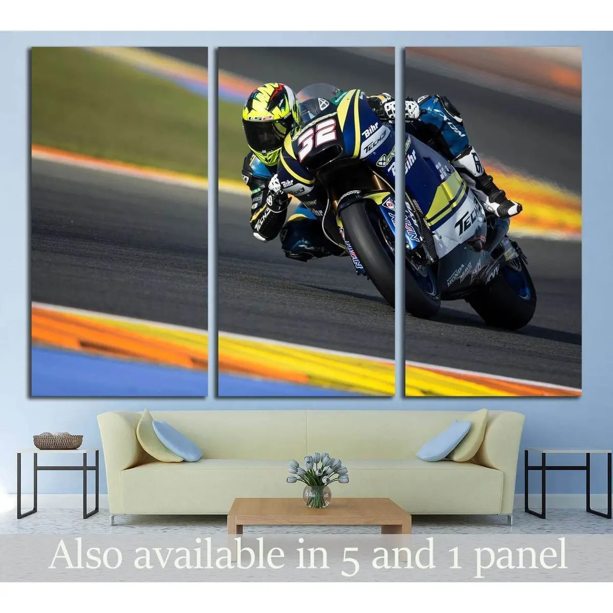 Isaac Vinales, Motogp Grand Prix, Valencia, Spain №1892 Ready To Hang Canvas Print 5