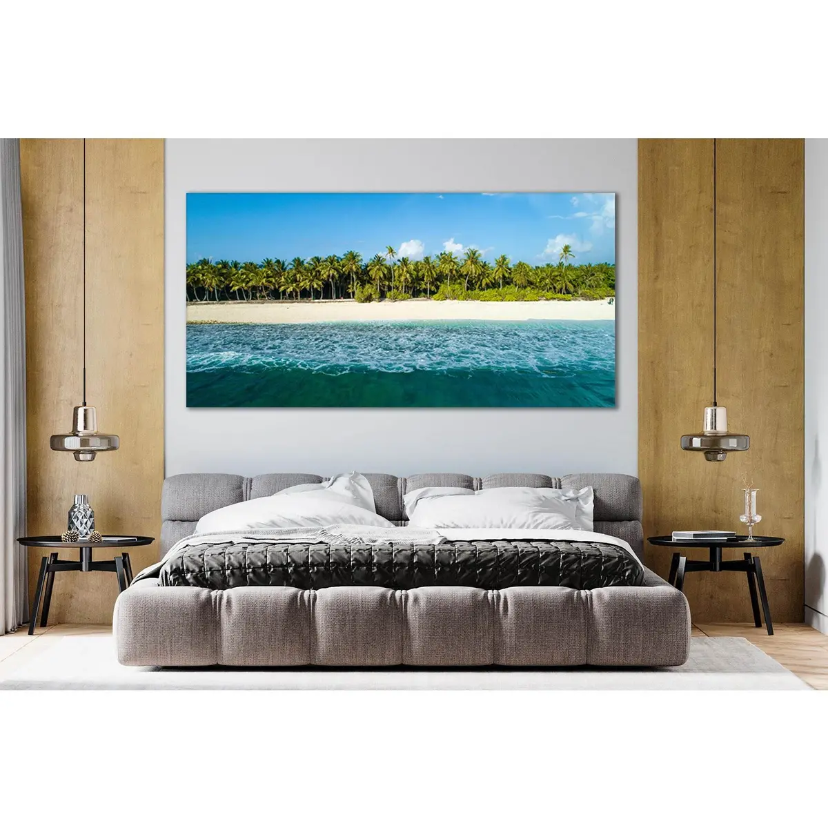 Island Fuvahmulah Maldives №Sl76 Ready To Hang Canvas Print 2