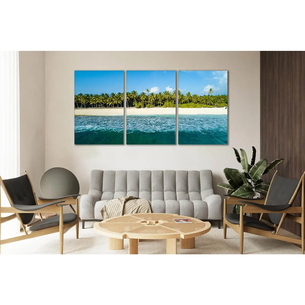 Island Fuvahmulah Maldives №Sl76 Ready To Hang Canvas Print 5