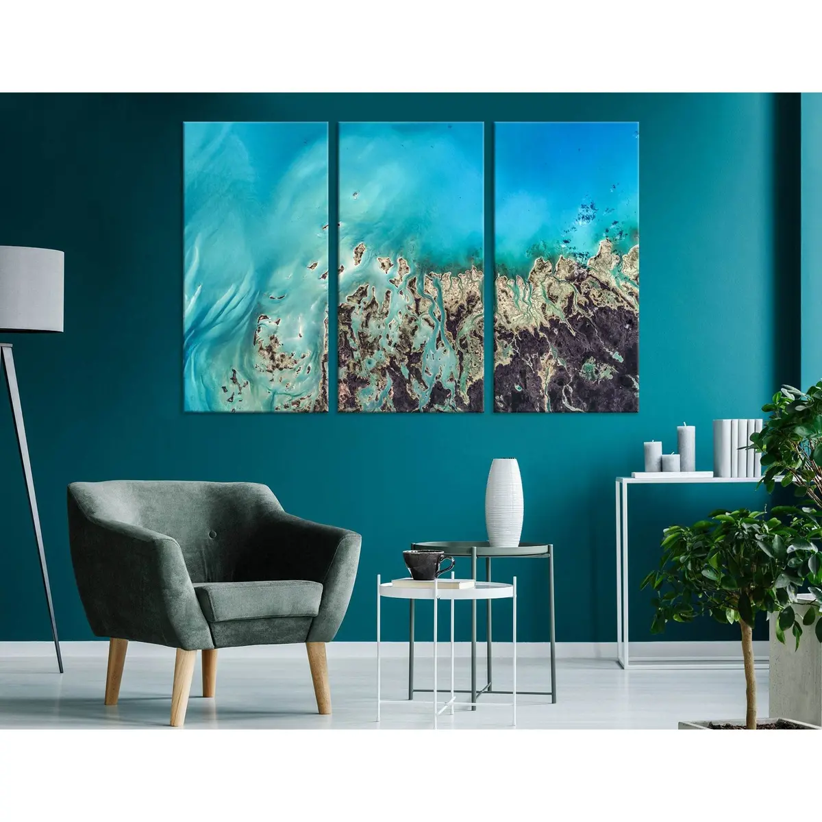 Island In The Ocean №04282 Ready To Hang Canvas Print 5