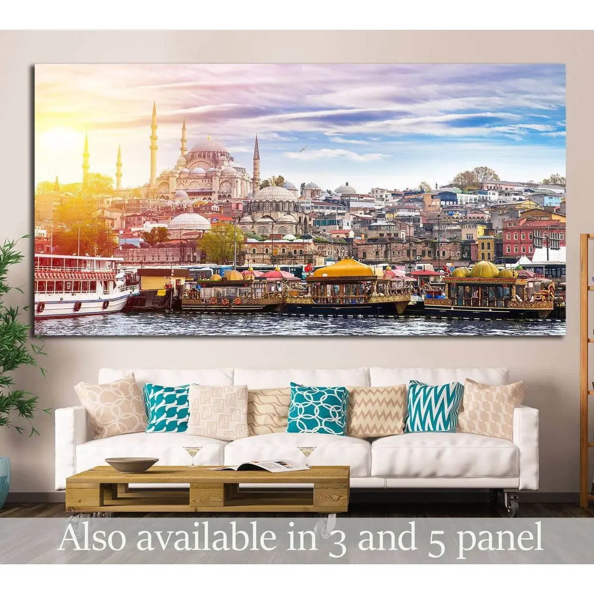 Istanbul, Turkey, Eastern Tourist City №1179 Ready To Hang Canvas Print 1