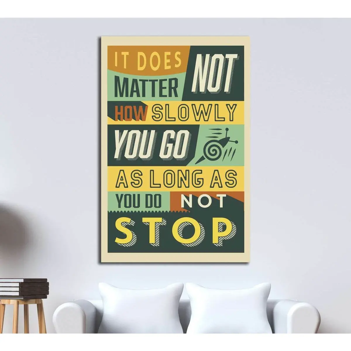 It Does Not Matter №4550 Ready To Hang Canvas Print 1