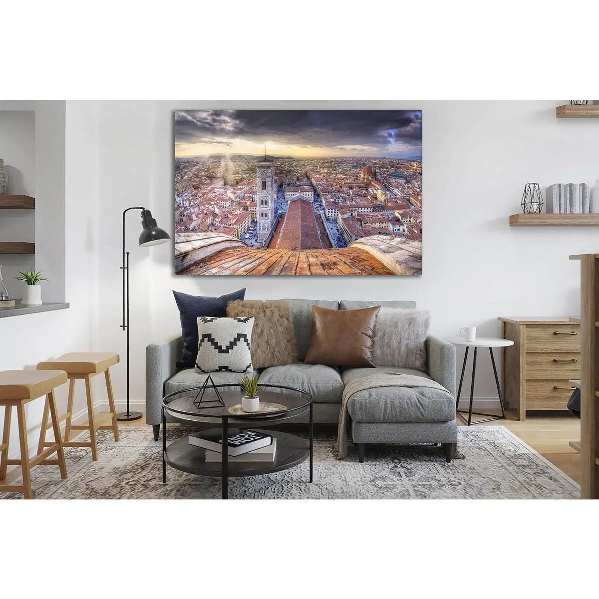 Italy Cupola Di Santa Maria Del Fiore №Sl353 Ready To Hang Canvas Print 2