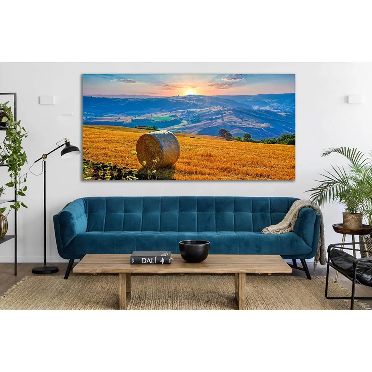 Italy Fields Dawn Landscape №Sl215 Ready To Hang Canvas Print 1