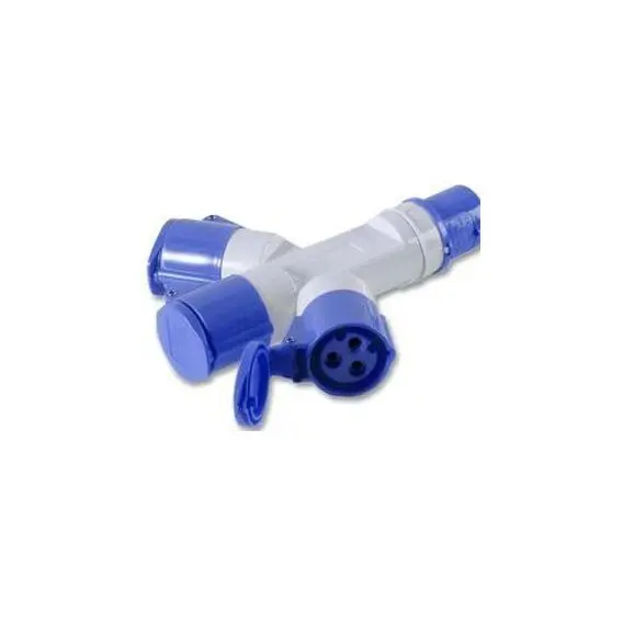 Waveline Industrial Splitter 1 To 3 Outlet 16A Adapter 1