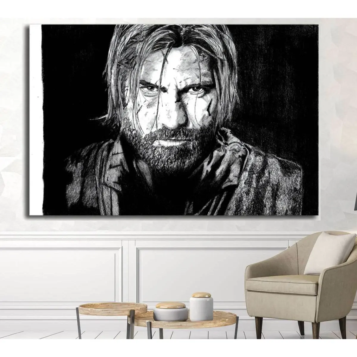 Jaime Lannister №3335 Ready To Hang Canvas Print 1