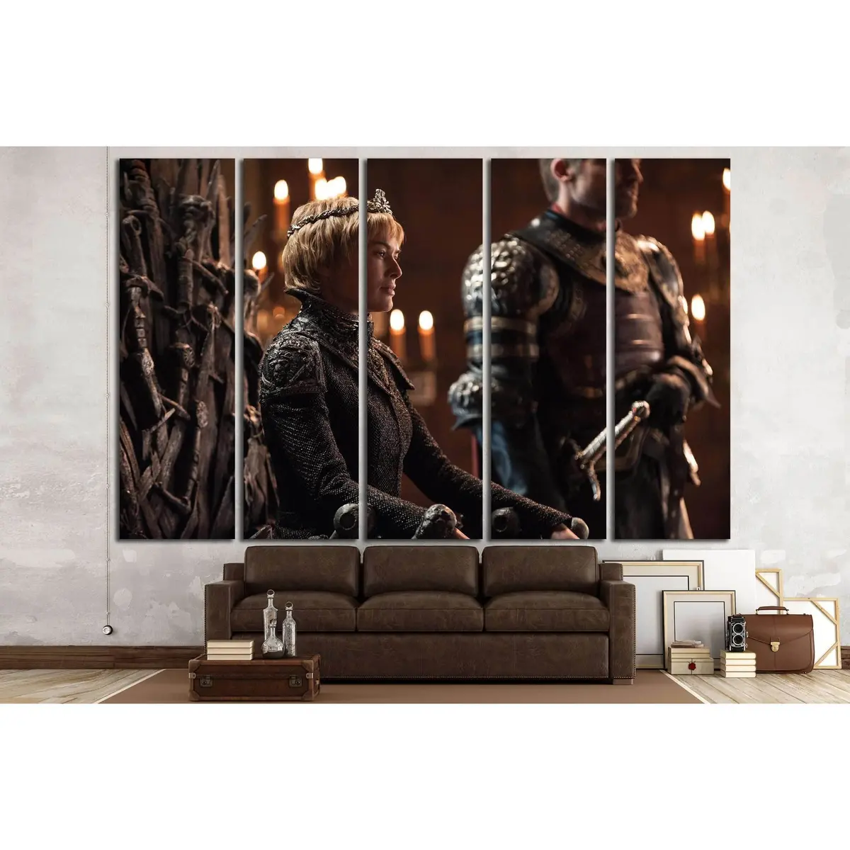 Jaime & Cersei Lannister #3322 Premium Ready-to-Hang Canvas Art - Image 3