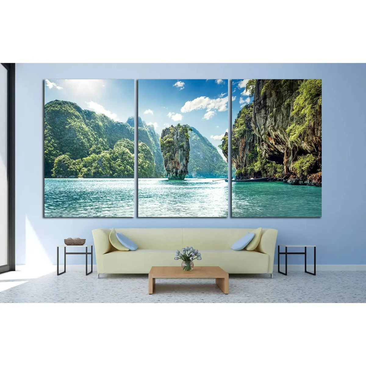 James Bond Island In Phang Nga Bay, Thailand №3091 Ready To Hang Canvas Print 5