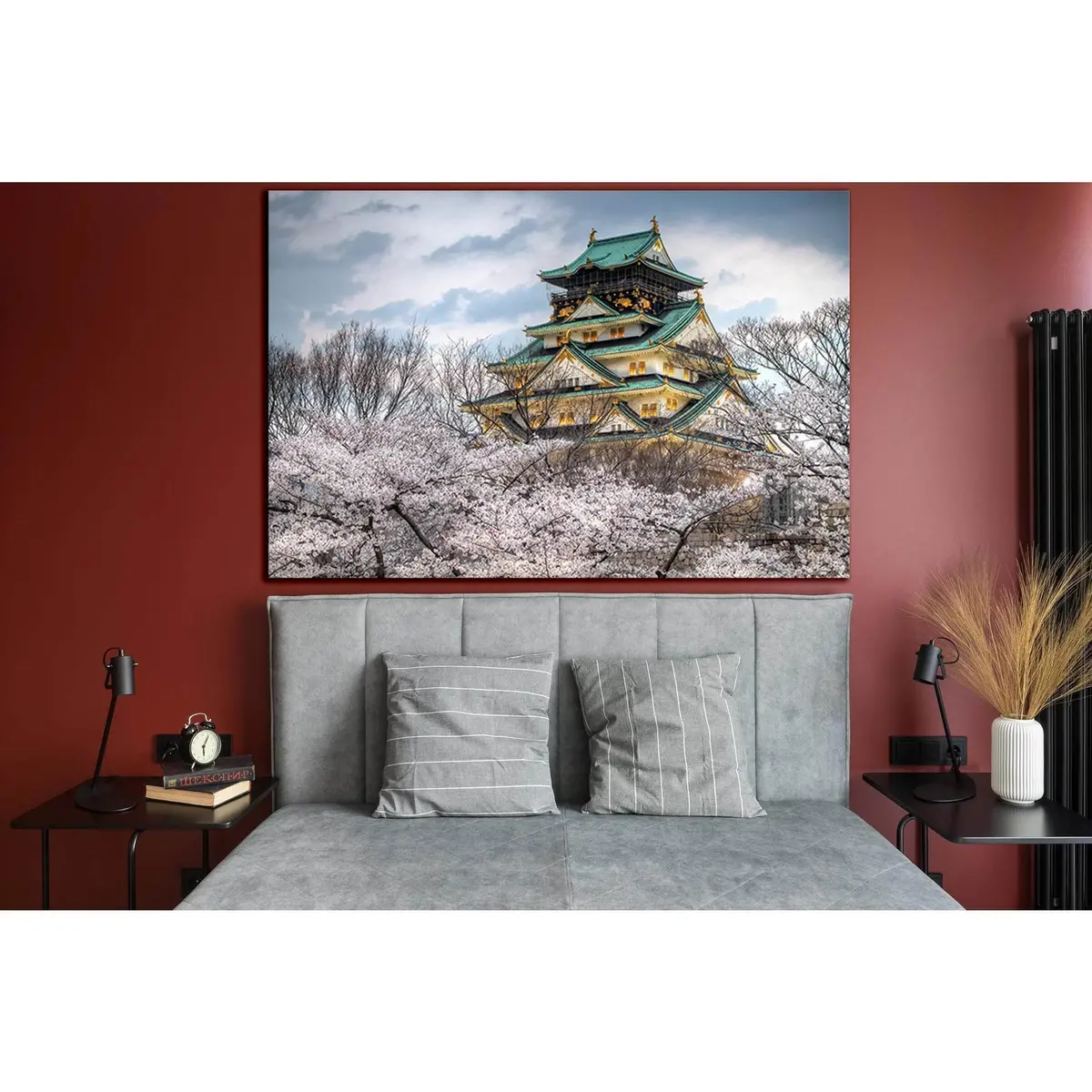 Japan Architecture And Spring №Sl1364 Ready To Hang Canvas Print 1