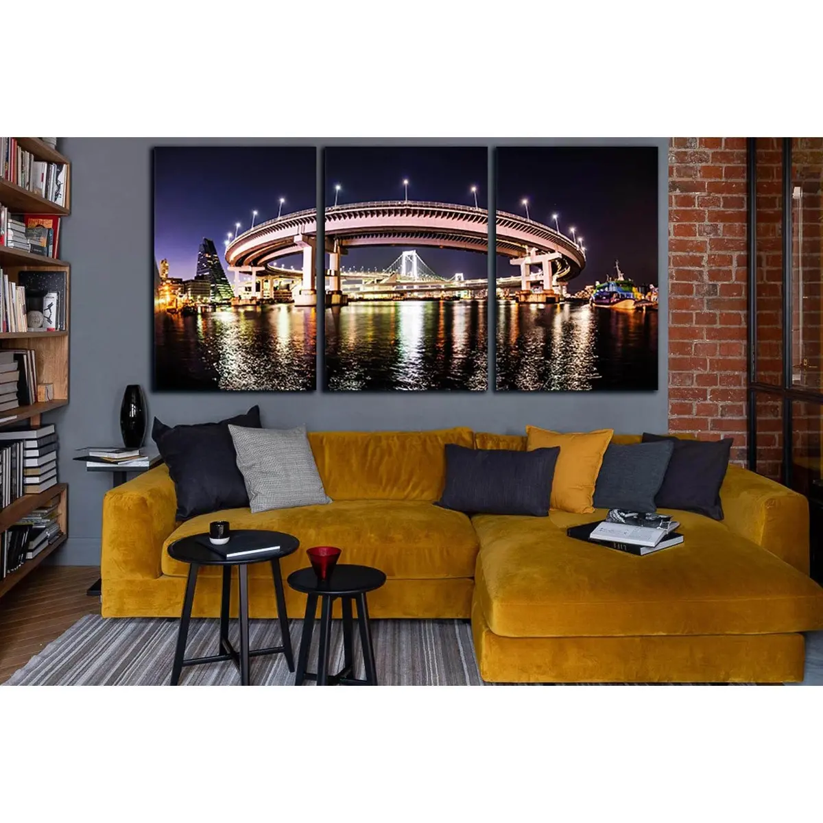 Japan Rainbow Bridge №Sl1098 Ready To Hang Canvas Print 5