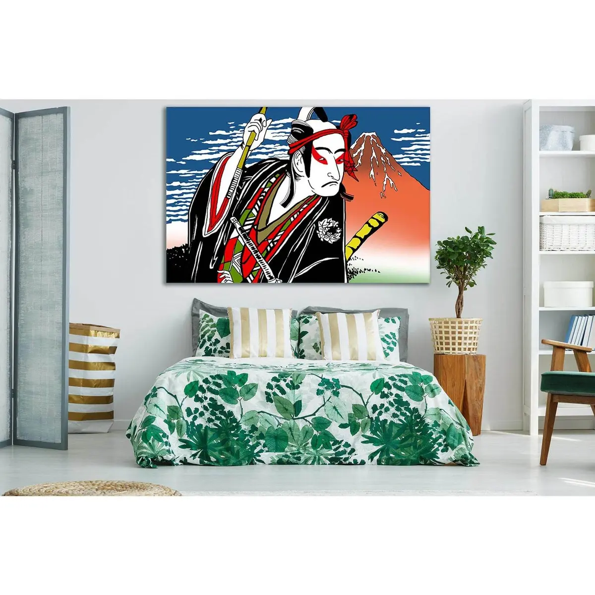 Japanese Kabuki Actor Pop Art №Sl529 Ready To Hang Canvas Print 2