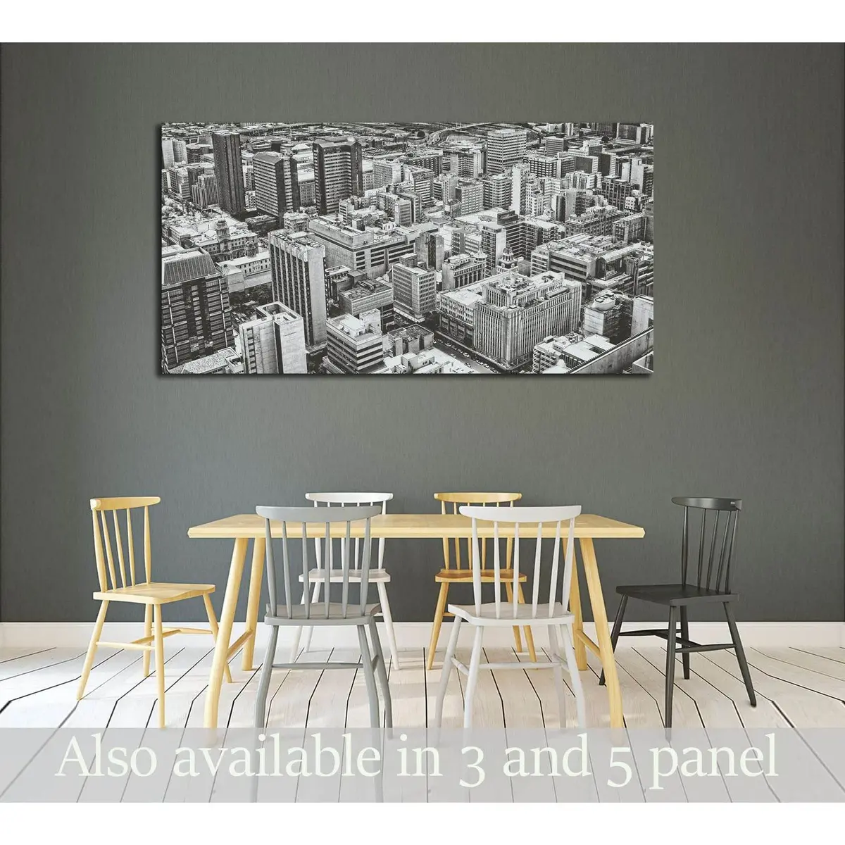 Johannesburg Central Business District Has The Most Dense Collection Of Skyscrapers In Africa №2945 Ready To Hang Canvas Print 1