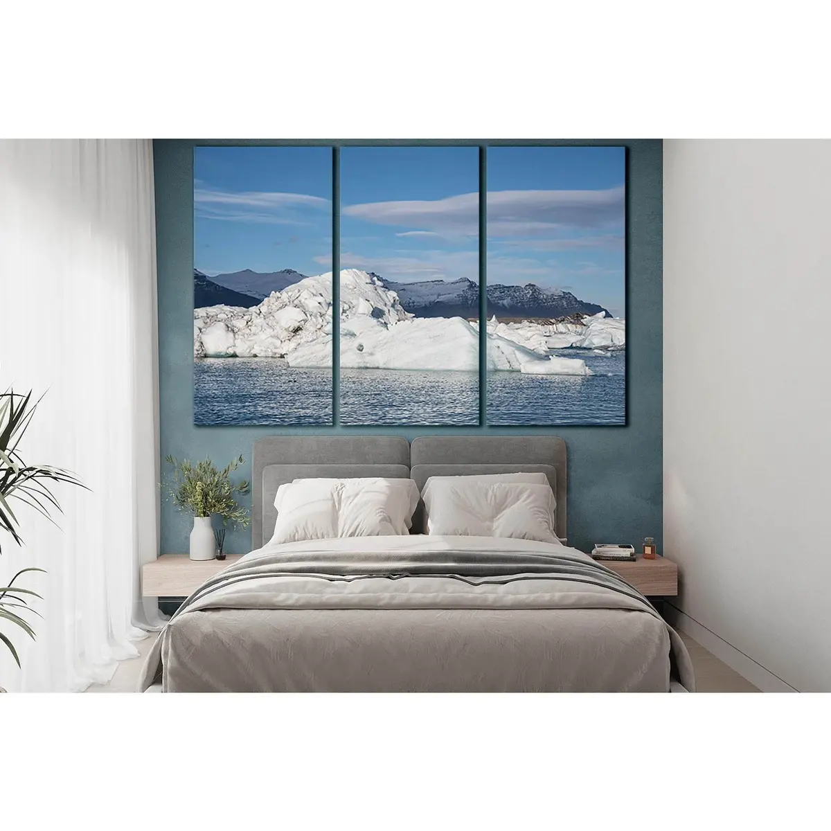 Jokulsarlon Glacier Lagoon In Iceland №Sl1333 Ready To Hang Canvas Print 5