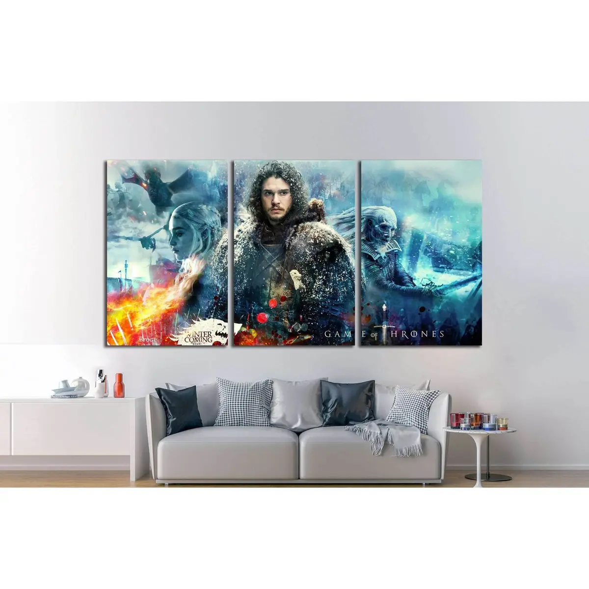 Jon Snow №3319 Ready To Hang Canvas Print 5