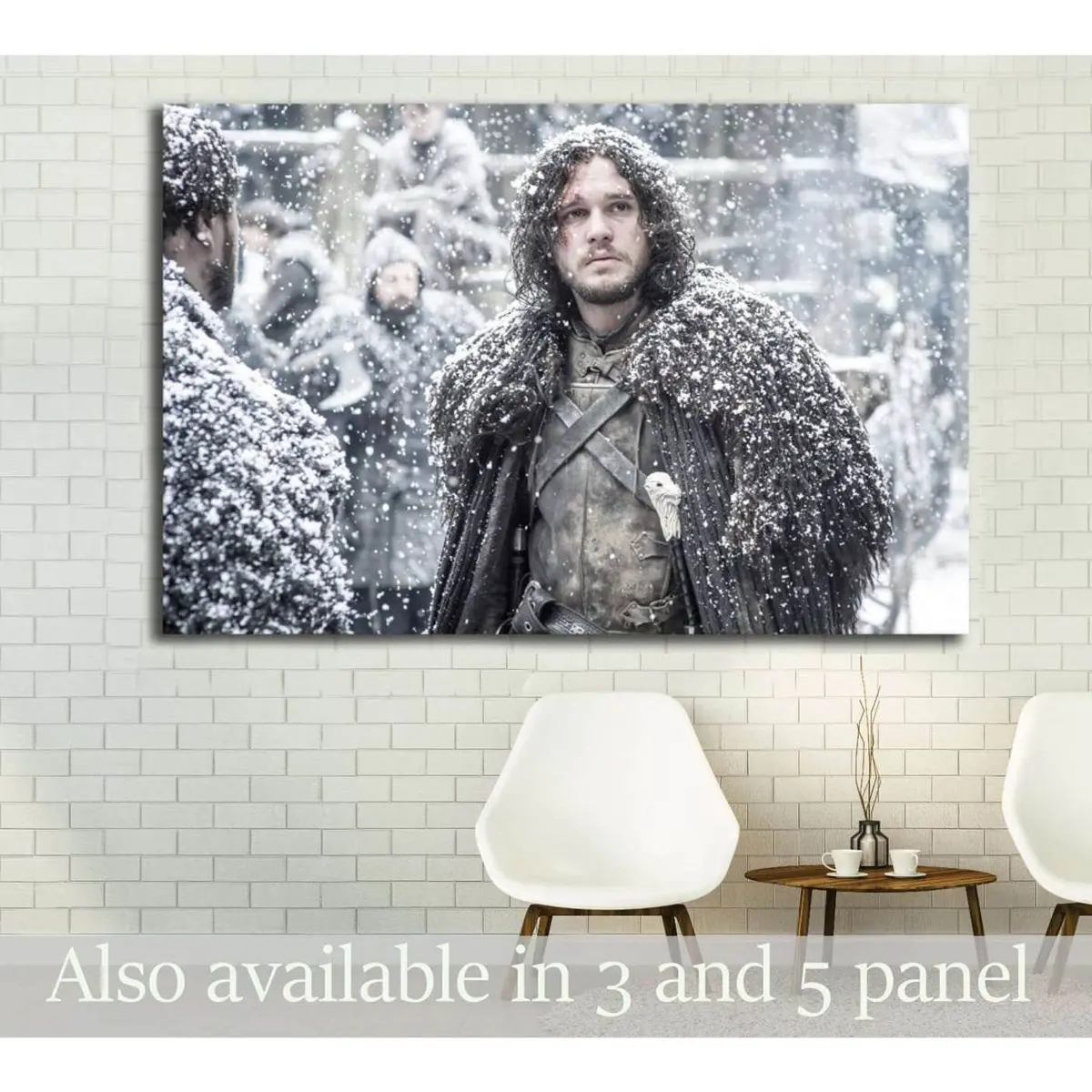 Jon Snow №3353 Ready To Hang Canvas Print 1