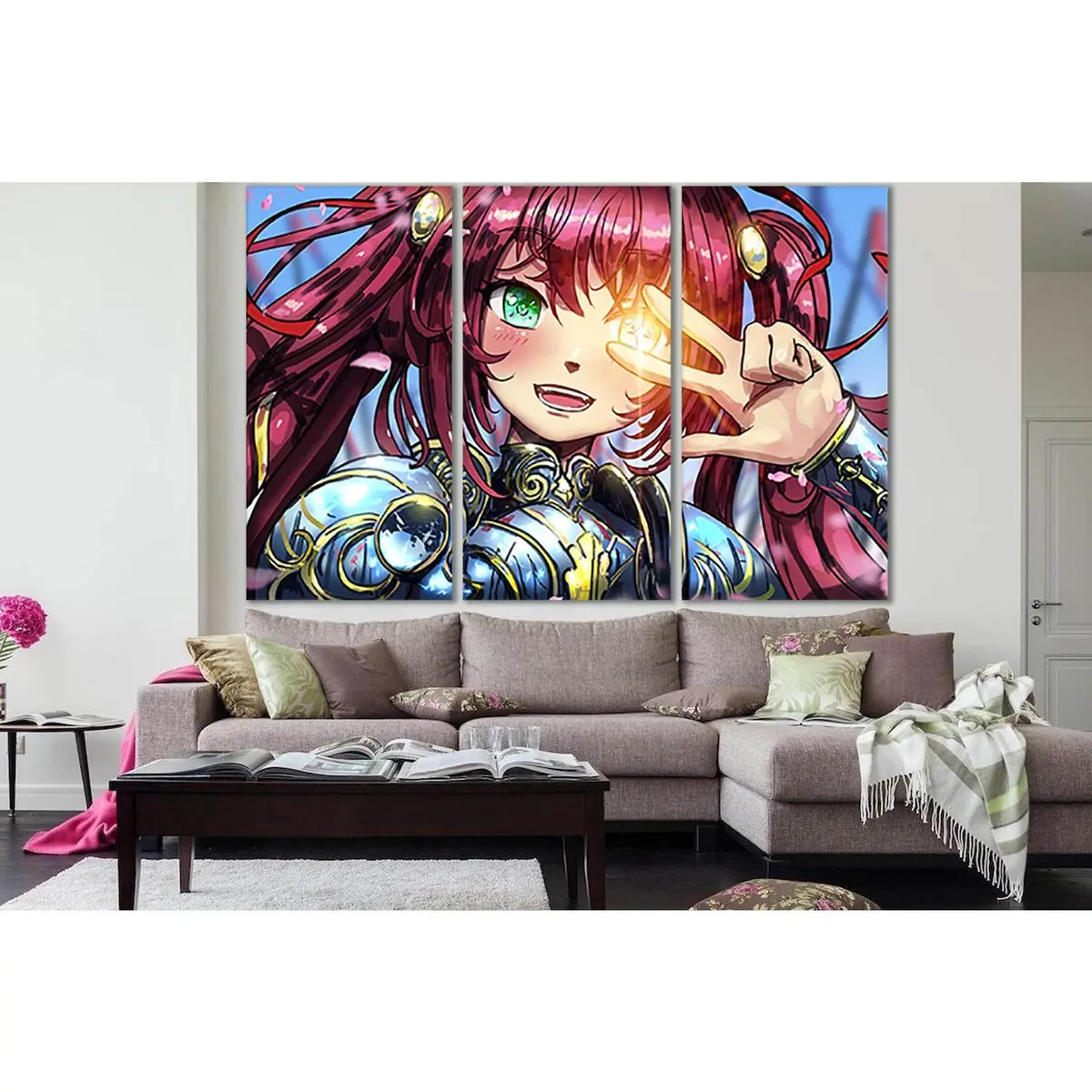 Joyful Anime Style Girl №Sl1219 Ready To Hang Canvas Print 5