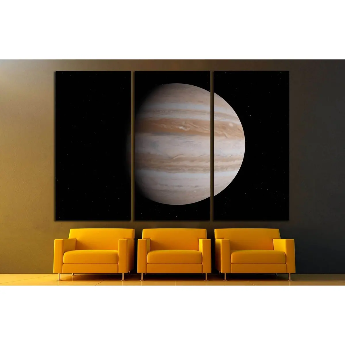 Jupiter Planet (Elements Of This Image Furnished By Nasa) №2422 Ready To Hang Canvas Print 5