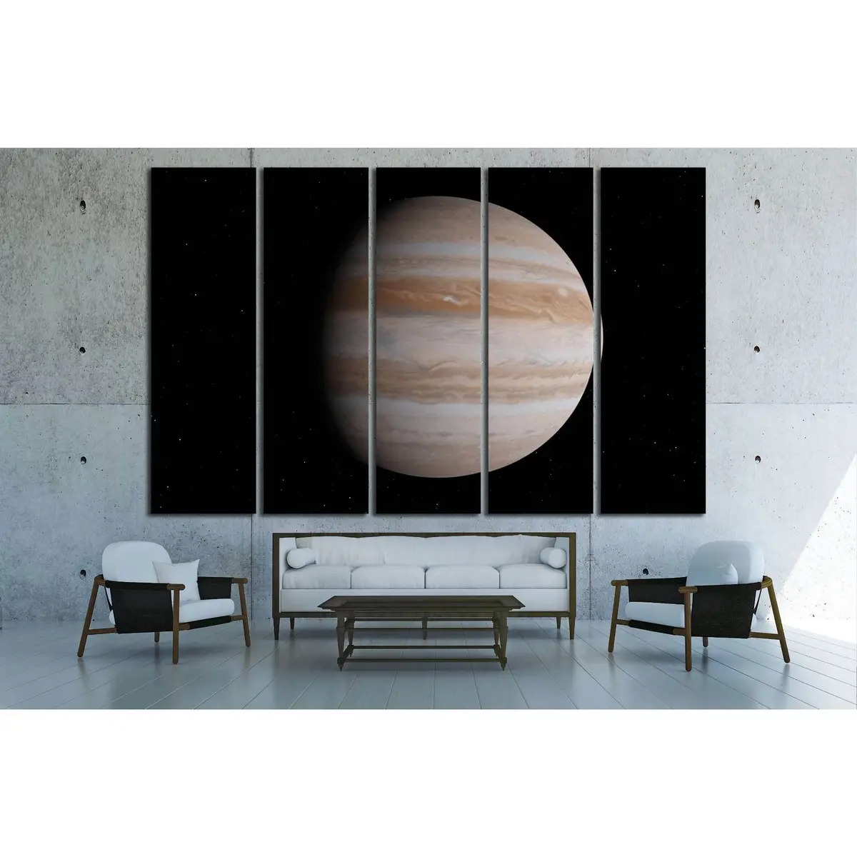 Jupiter Planet NASA Space Art Canvas Print #2422 – Premium Ready-to-Hang Wall Decor - Image 3