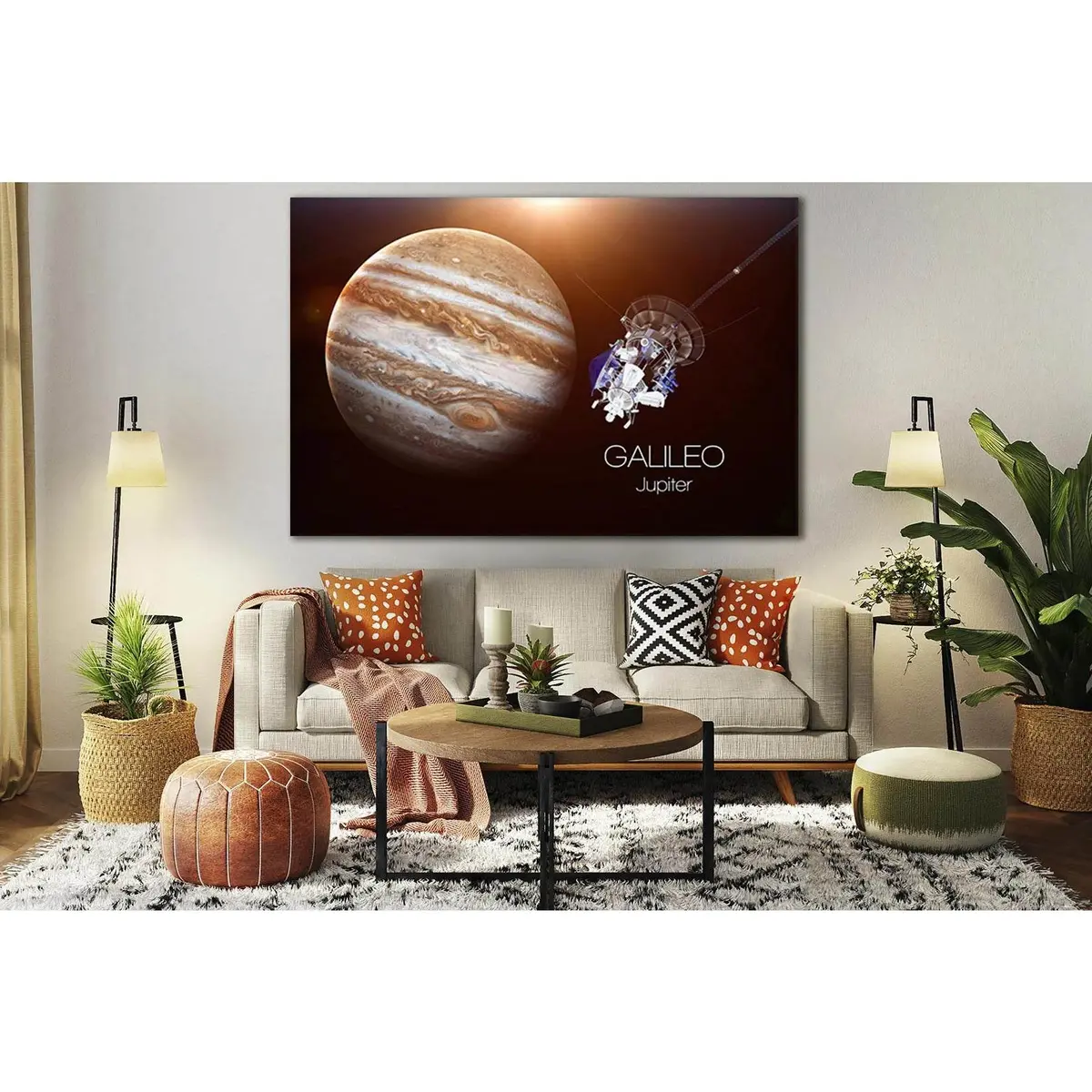Jupiters Satellite Galileo №Sl396 Ready To Hang Canvas Print 2