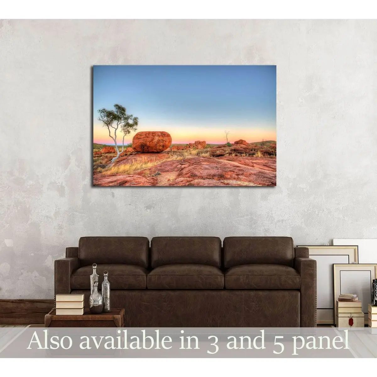 Karlu Karlu - Devils Marbles In Outback Australia №3145 Ready To Hang Canvas Print 1