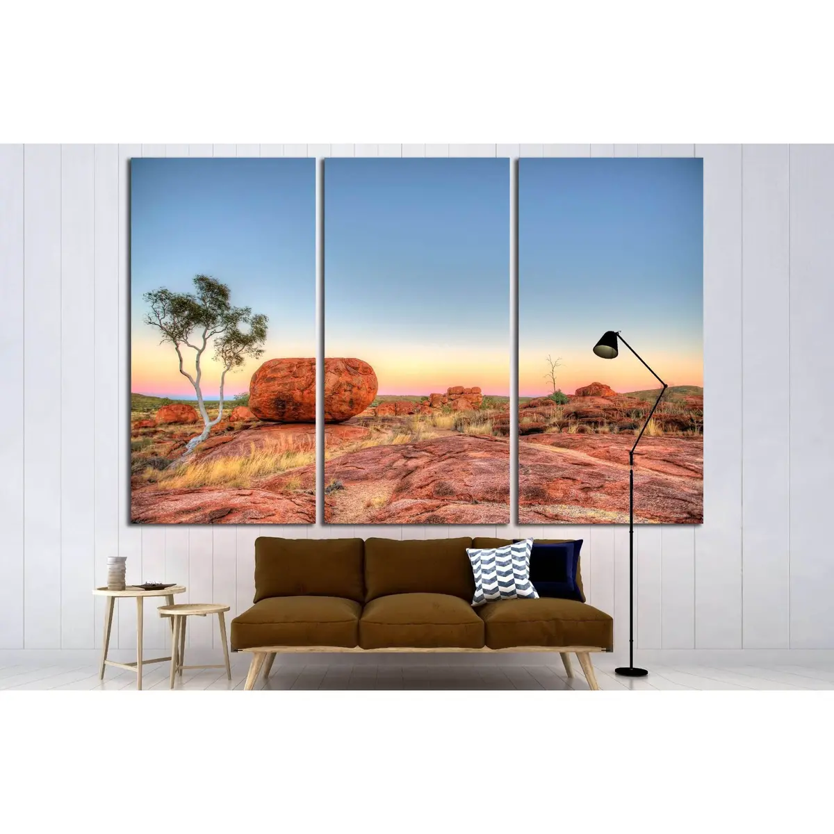 Karlu Karlu - Devils Marbles In Outback Australia №3145 Ready To Hang Canvas Print 5