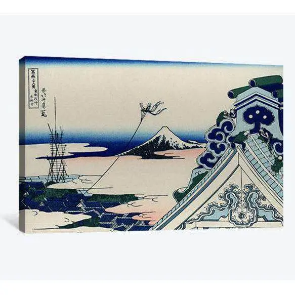 Katsushika Hokusai, Asakusa Honganji In The Eastern Capital - Ready To Hang Canvas Print 1