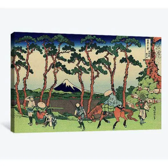 Katsushika Hokusai, Hodogaya On The Tokaido Road - Canvas Print 1