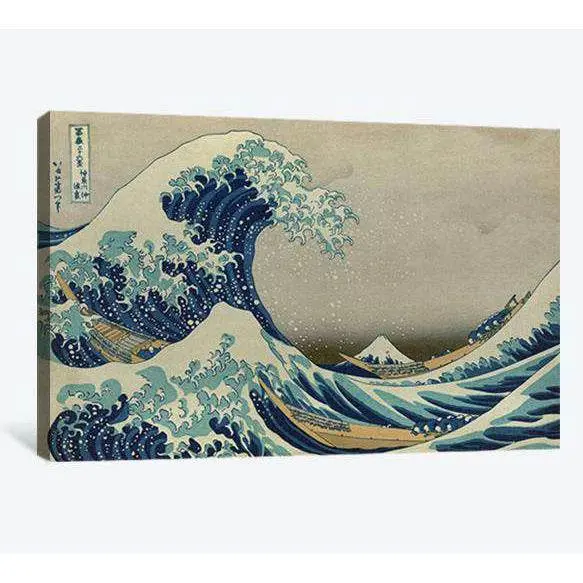 Katsushika Hokusai, The Great Wave Off Kanagawa - Canvas Print 1