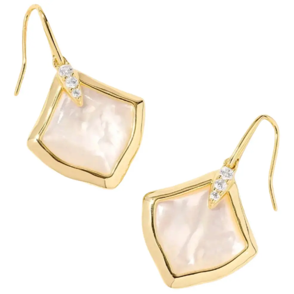 Kendra Scott Joelle Gold Drop Earrings (Small) 1