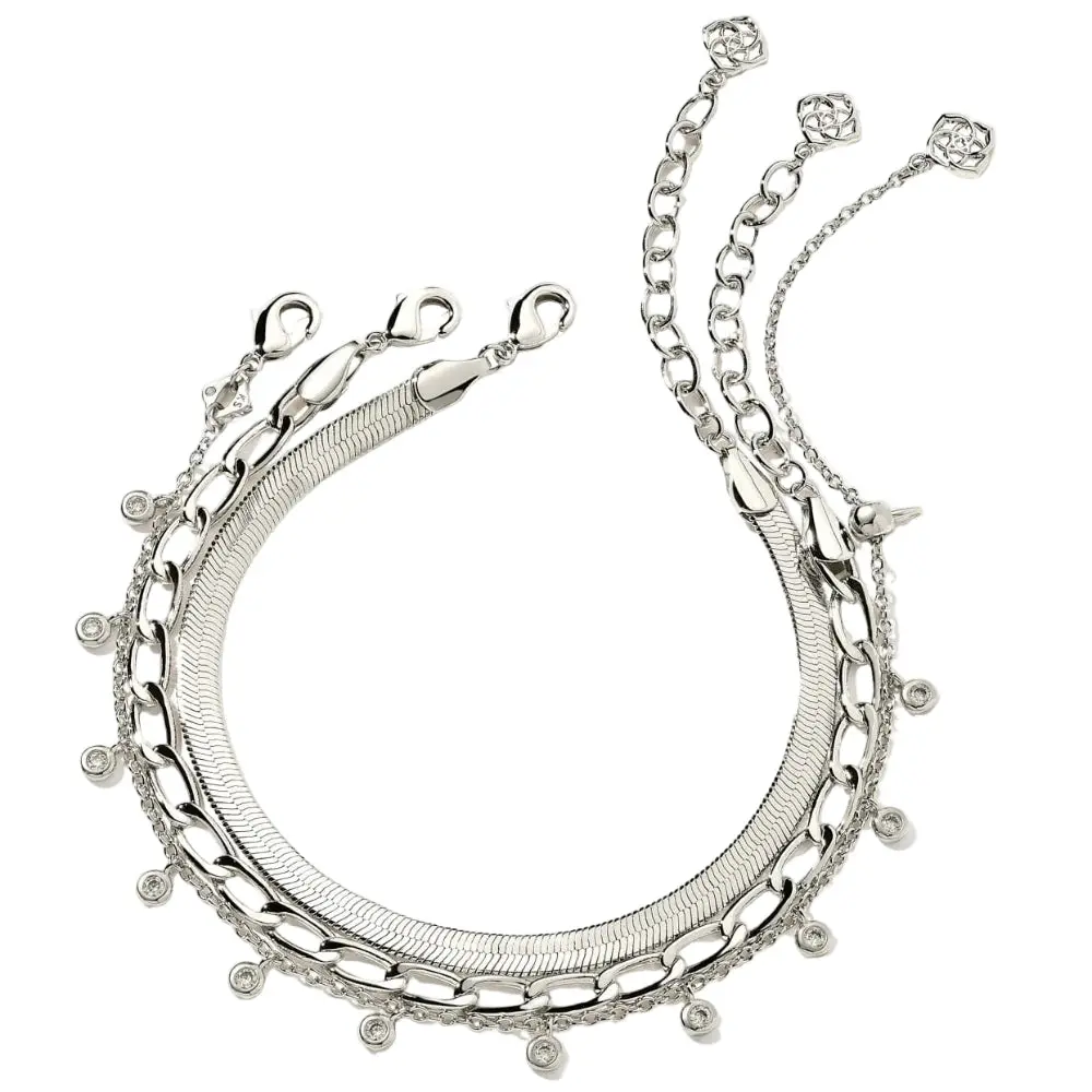 Kendra Scott Kassie Silver Bracelet Set - 3 Pc. 1