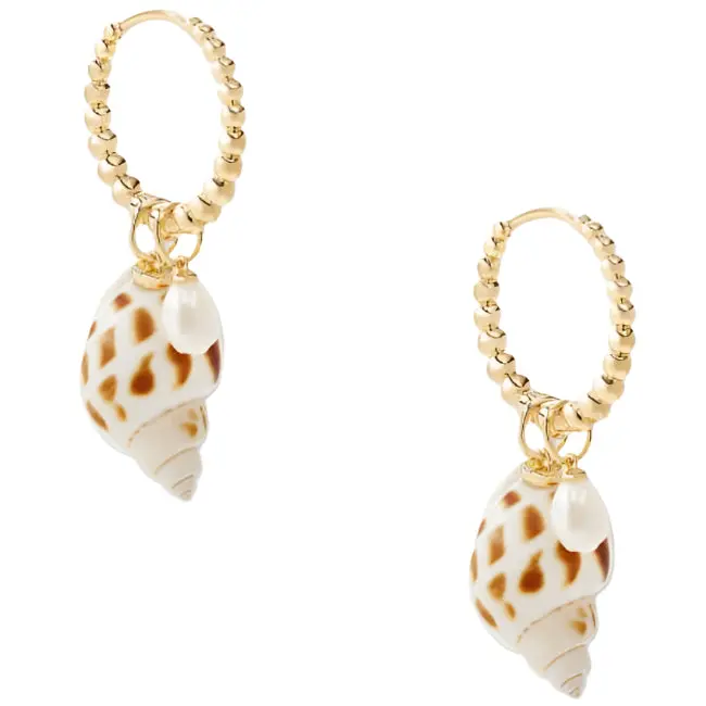 Kendra Scott Oleana Gold "Huggie" Earrings 1
