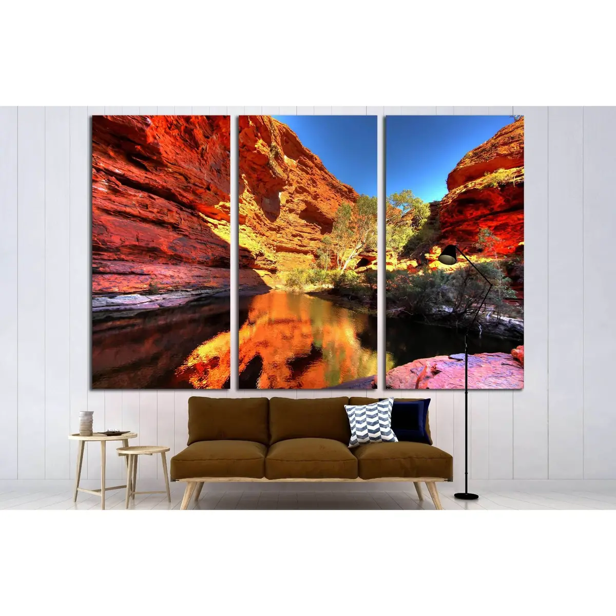 Kings Canyon, Australia №3176 Ready To Hang Canvas Print 5