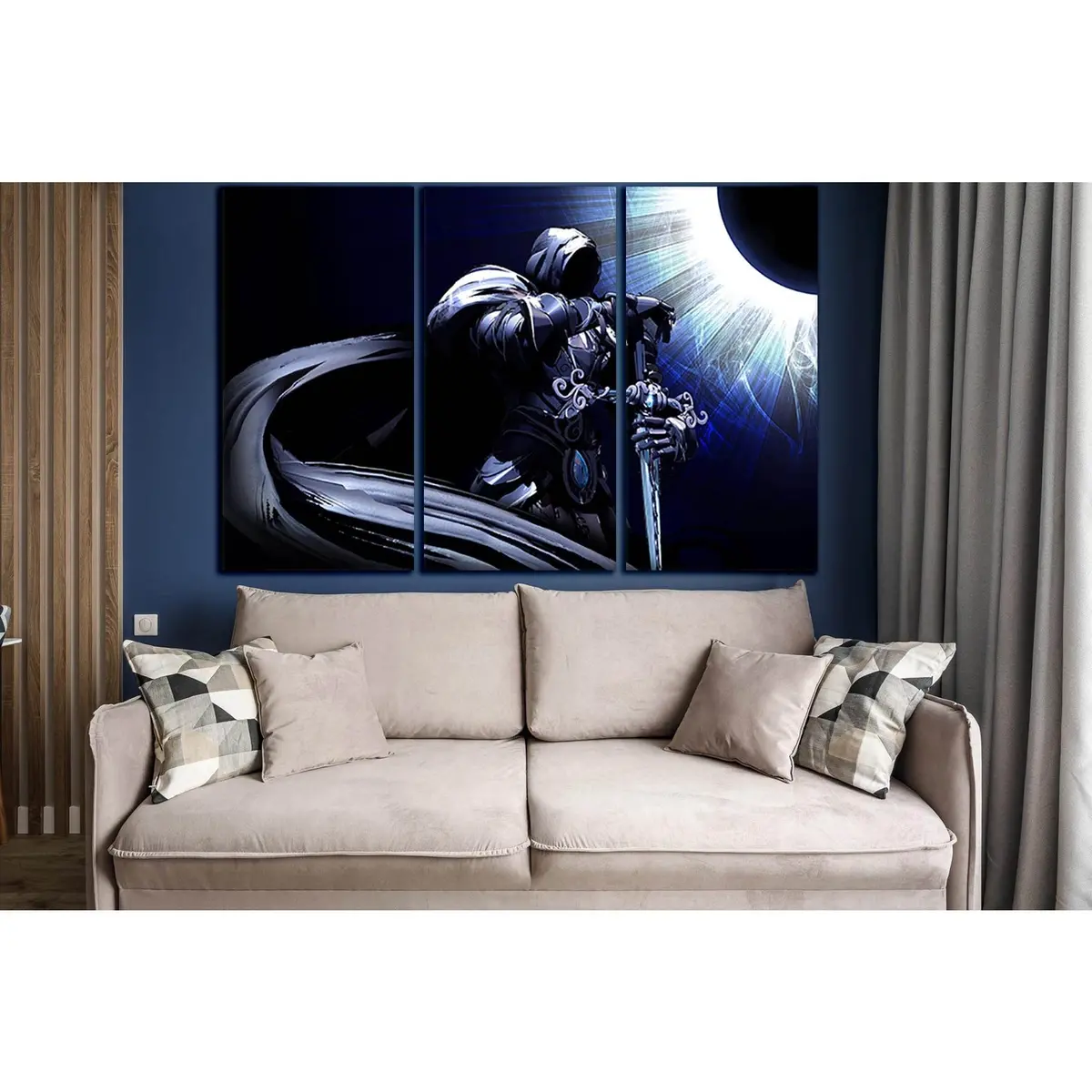 Knight With A Long Cloak №Sl1216 Ready To Hang Canvas Print 5
